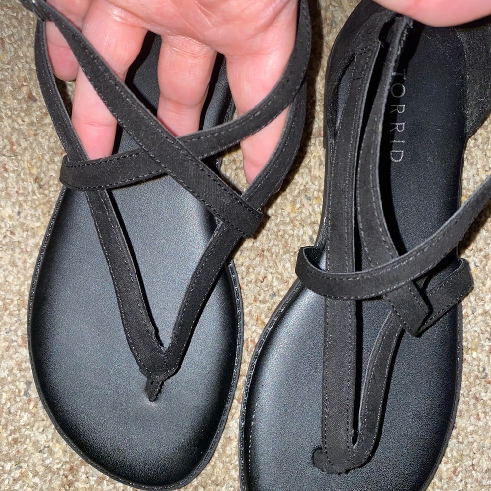 Torrid womens size 6.5ww gladiator sandals